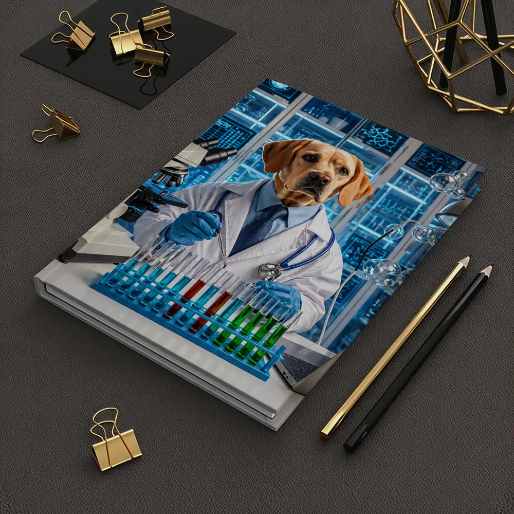 Labrador Scientist Dog Lab Coat Science – Notebooks