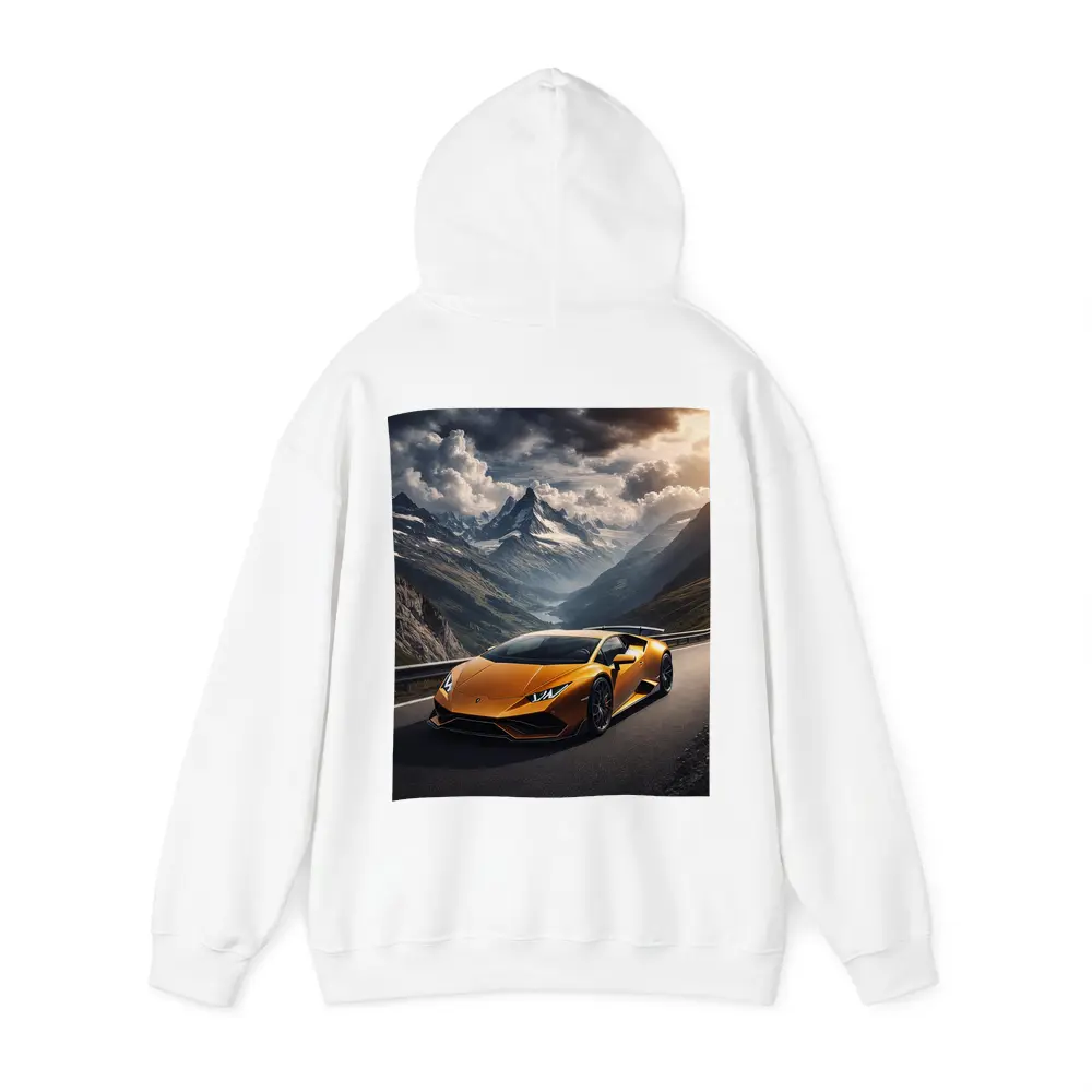Lamborghini Huracan Orange Mountain Road Drive – Hoodies