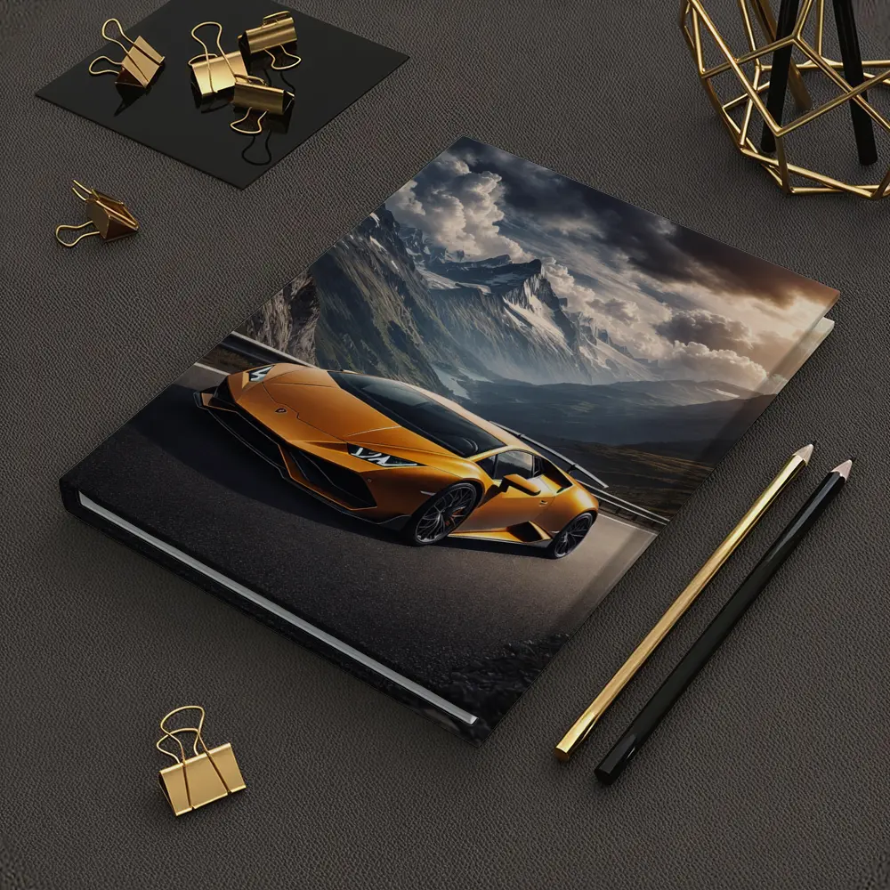 Lamborghini Huracan Orange Mountain Road Drive – Notebooks
