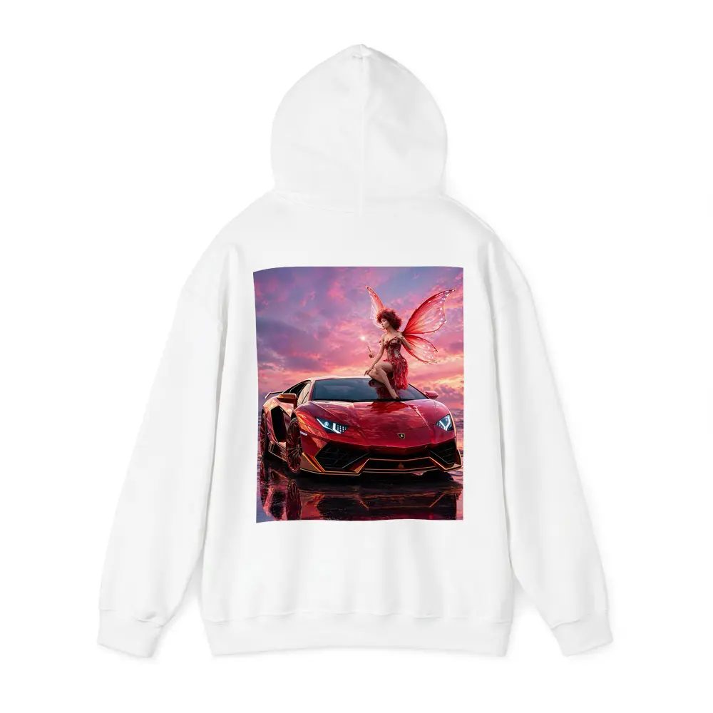 Red Lamborghini Huracan Fairy Fantasy Art – Hoodies