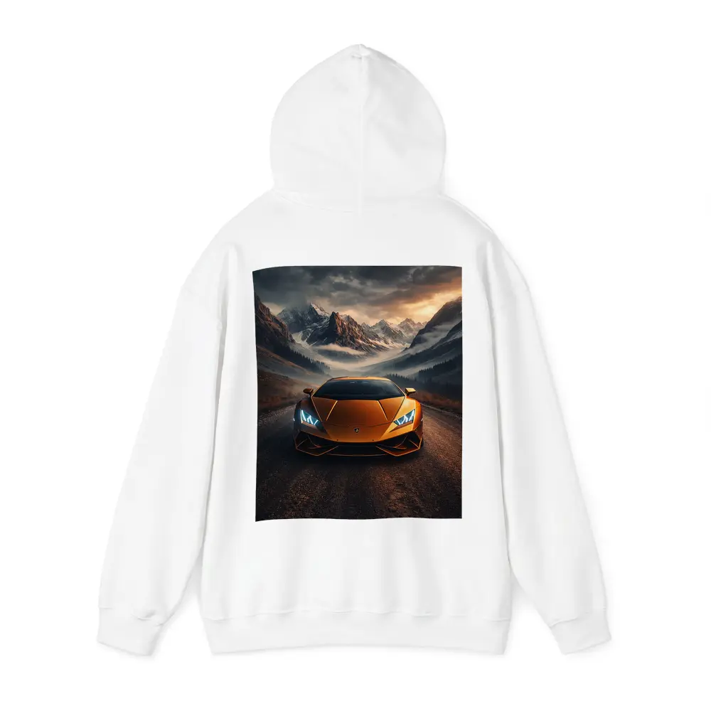Lamborghini Huracan Orange Mountain Road Drive – Hoodies