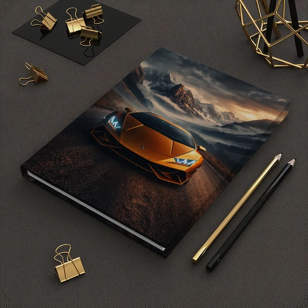 Lamborghini Huracan Orange Mountain Road Drive – Notebooks
