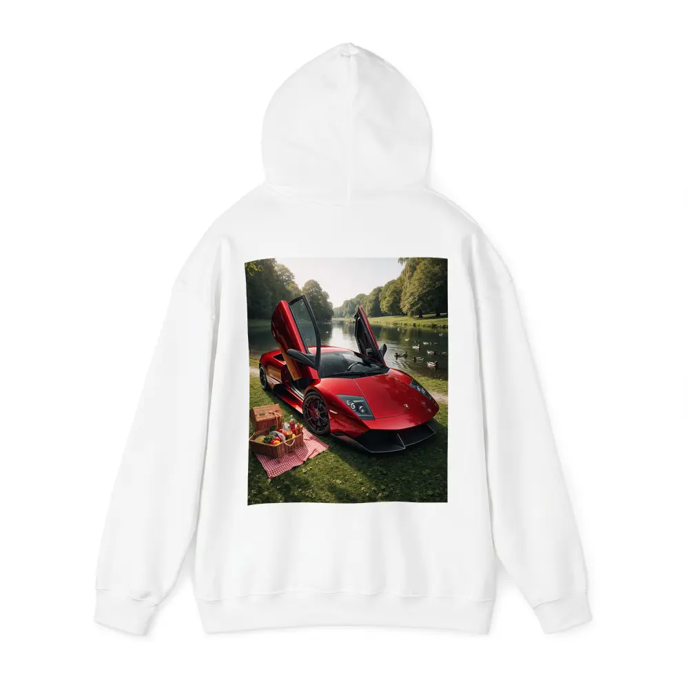 Lamborghini Murcielago Red Scissor Doors Park – Hoodies