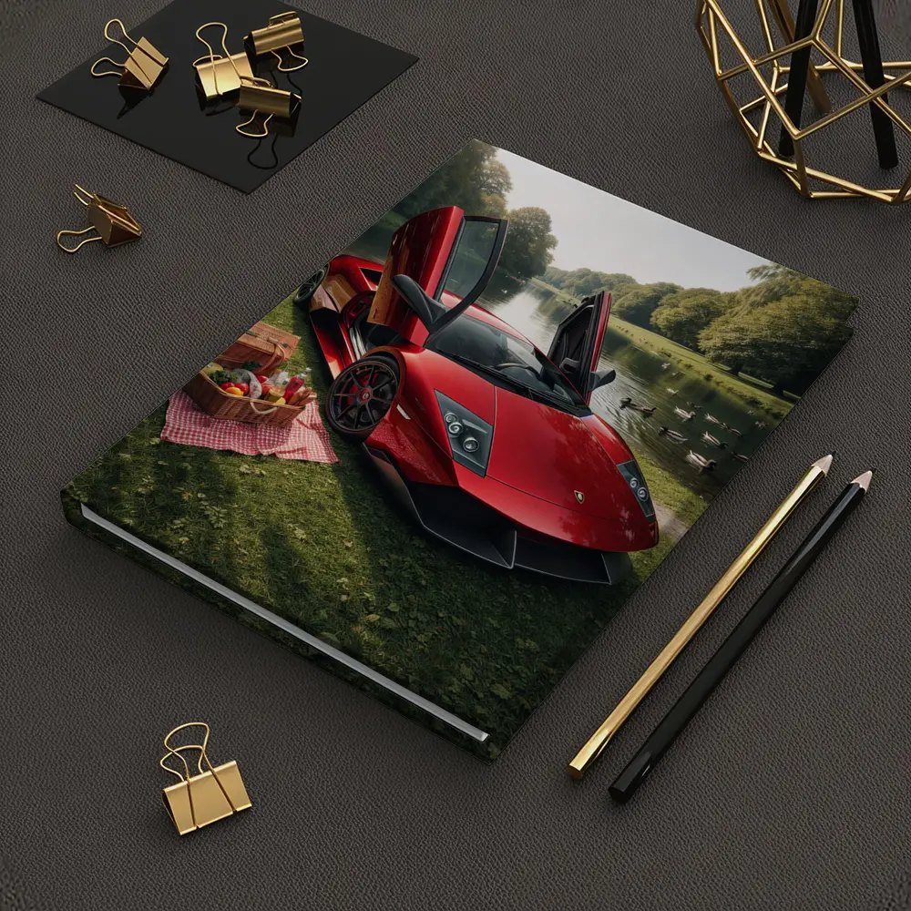Lamborghini Murcielago Red Scissor Doors Park – Notebooks