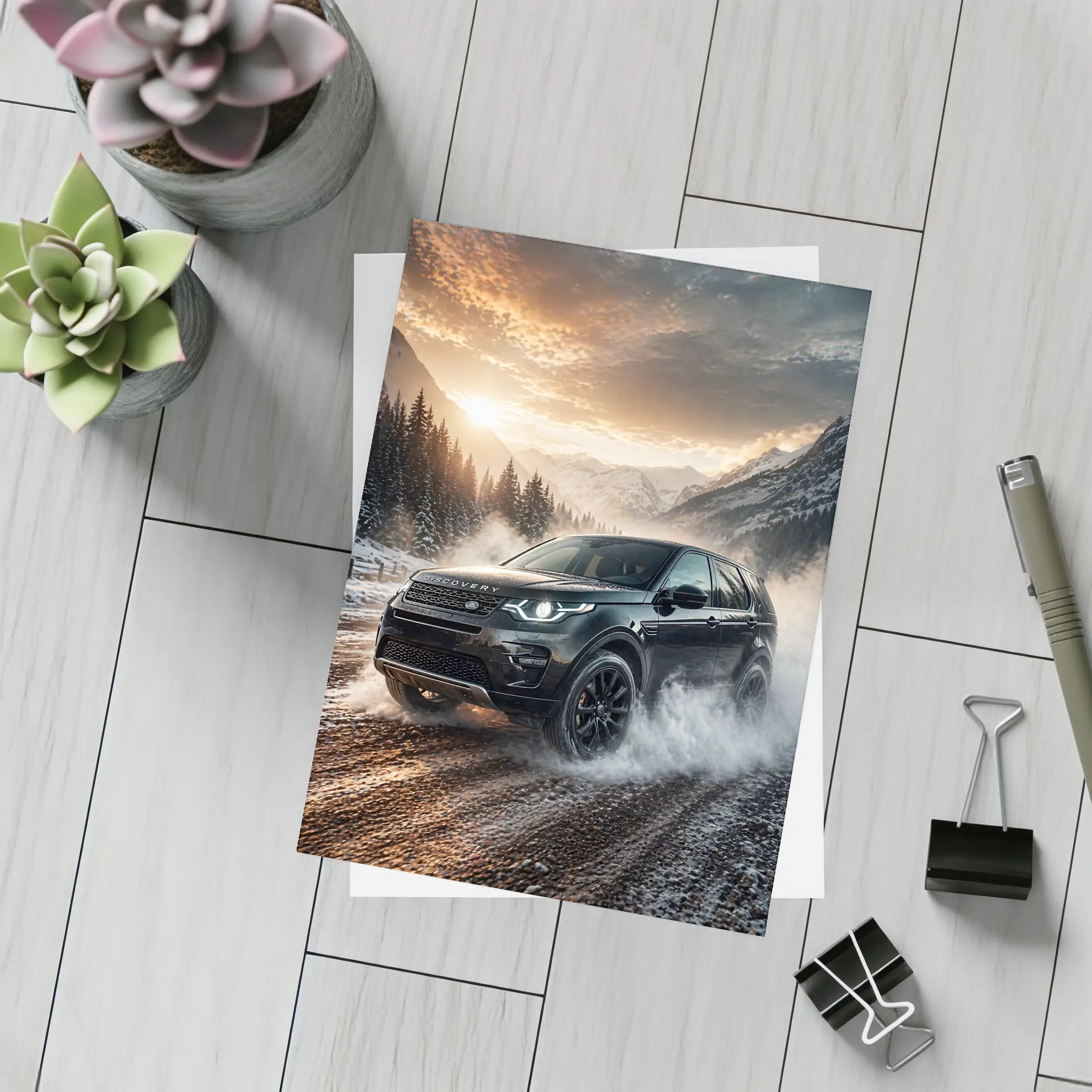 Land Rover Discovery Sport Winter Mountain Drive – Postcards