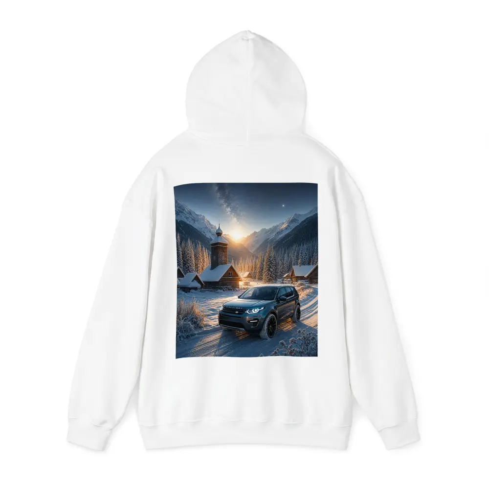 Land Rover Discovery Sport Snowy Mountain Village – Hoodies