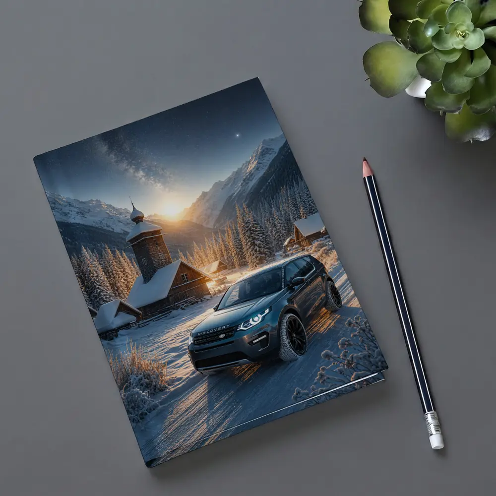 Land Rover Discovery Sport Snowy Mountain Village – Notebooks