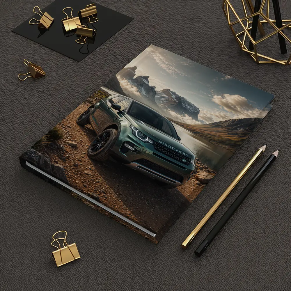 Land Rover Discovery Sport Mountain Lake Scene – Notebooks