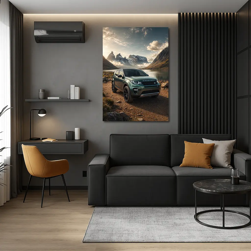 Land Rover Discovery Sport Mountain Lake Scene – Wall Art