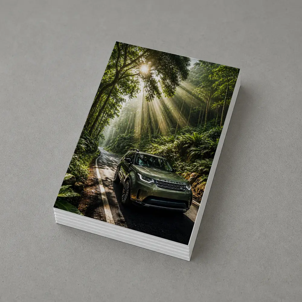 Land Rover Discovery Forest Road Sunlight – Postcards