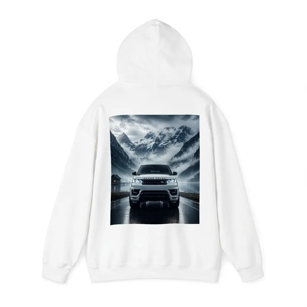 Range Rover Sport White Mountain Lake Fog – Hoodies