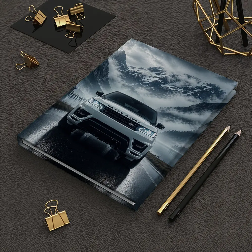 Range Rover Sport White Mountain Lake Fog – Notebooks