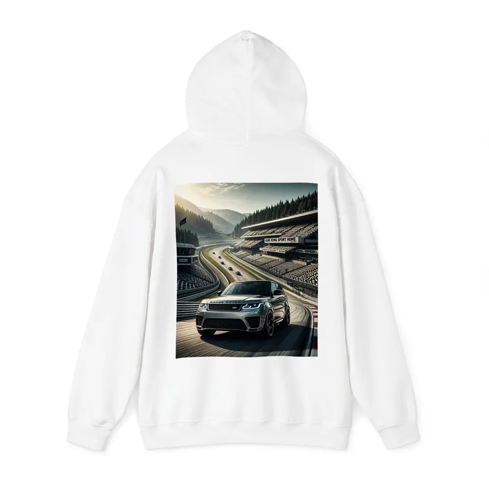 Range Rover Sport SVR On Racing Circuit Track – Hoodies