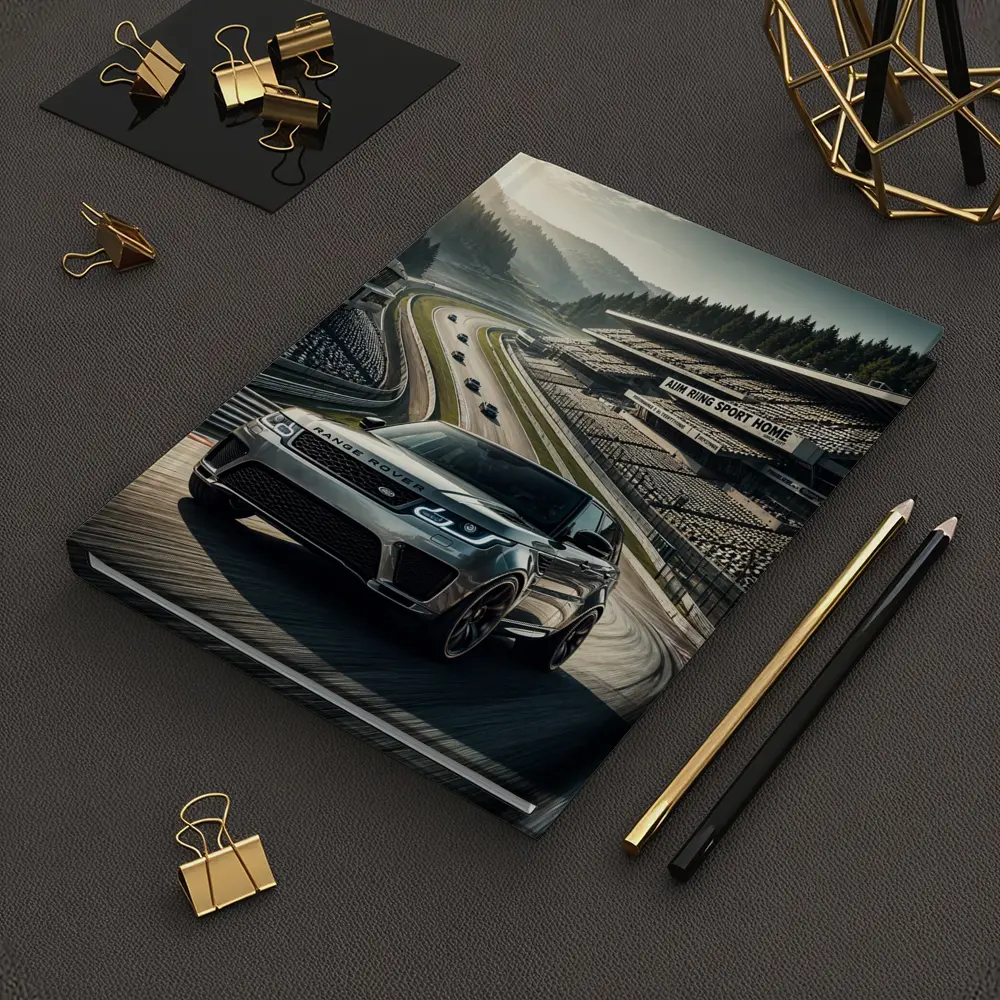 Range Rover Sport SVR On Racing Circuit Track – Notebooks