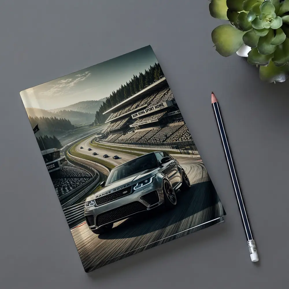 Range Rover Sport SVR On Racing Circuit Track – Notebooks