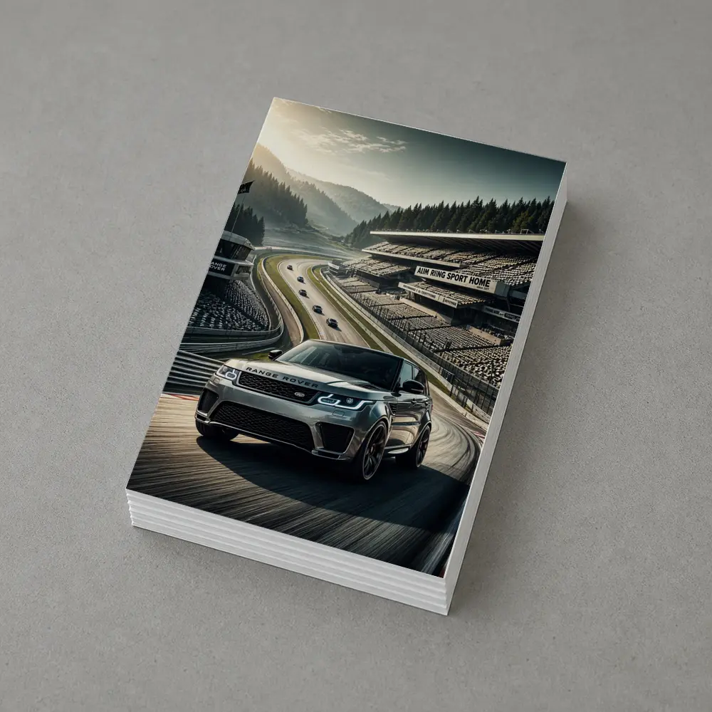 Range Rover Sport SVR On Racing Circuit Track – Postcards