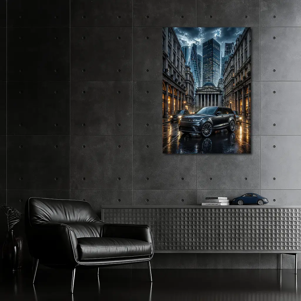 Range Rover Velar Dark London City Street – Wall Art