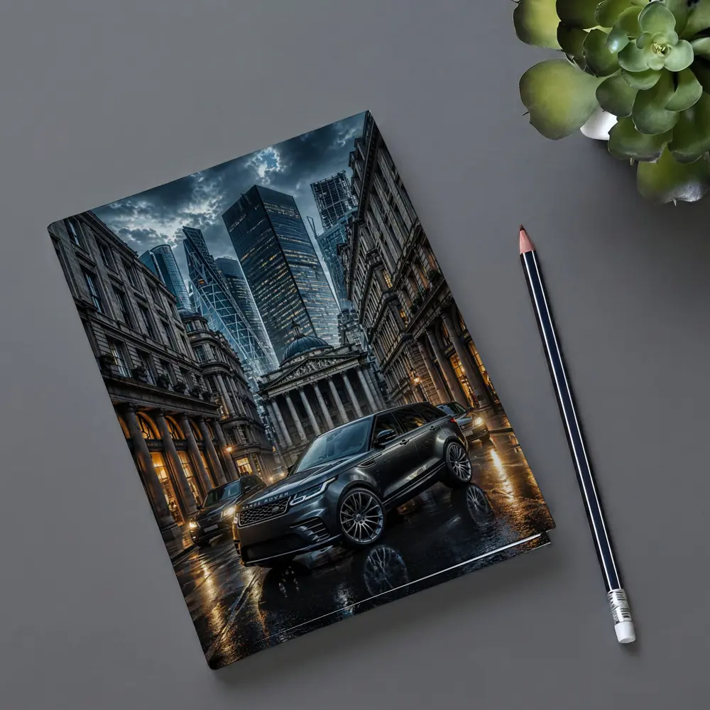 Range Rover Velar Dark London City Street – Notebooks