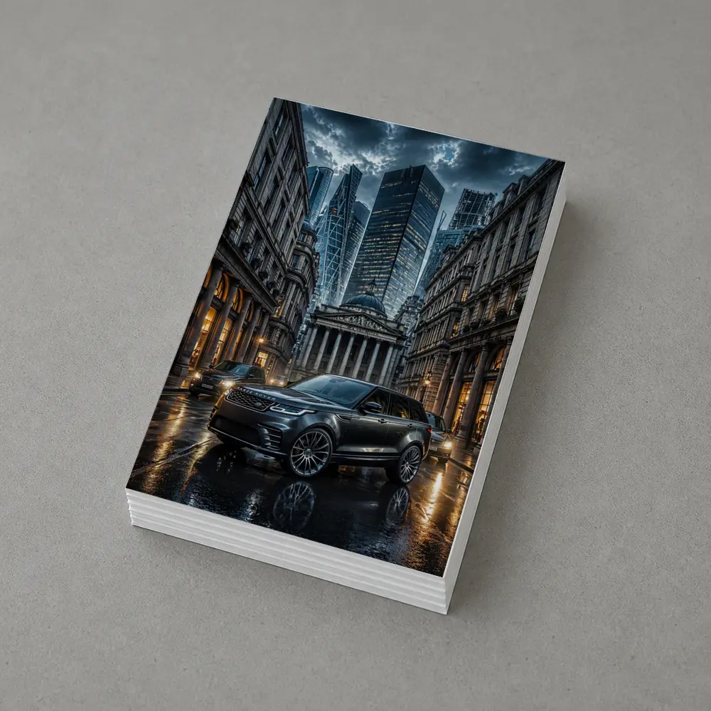 Range Rover Velar Dark London City Street – Postcards
