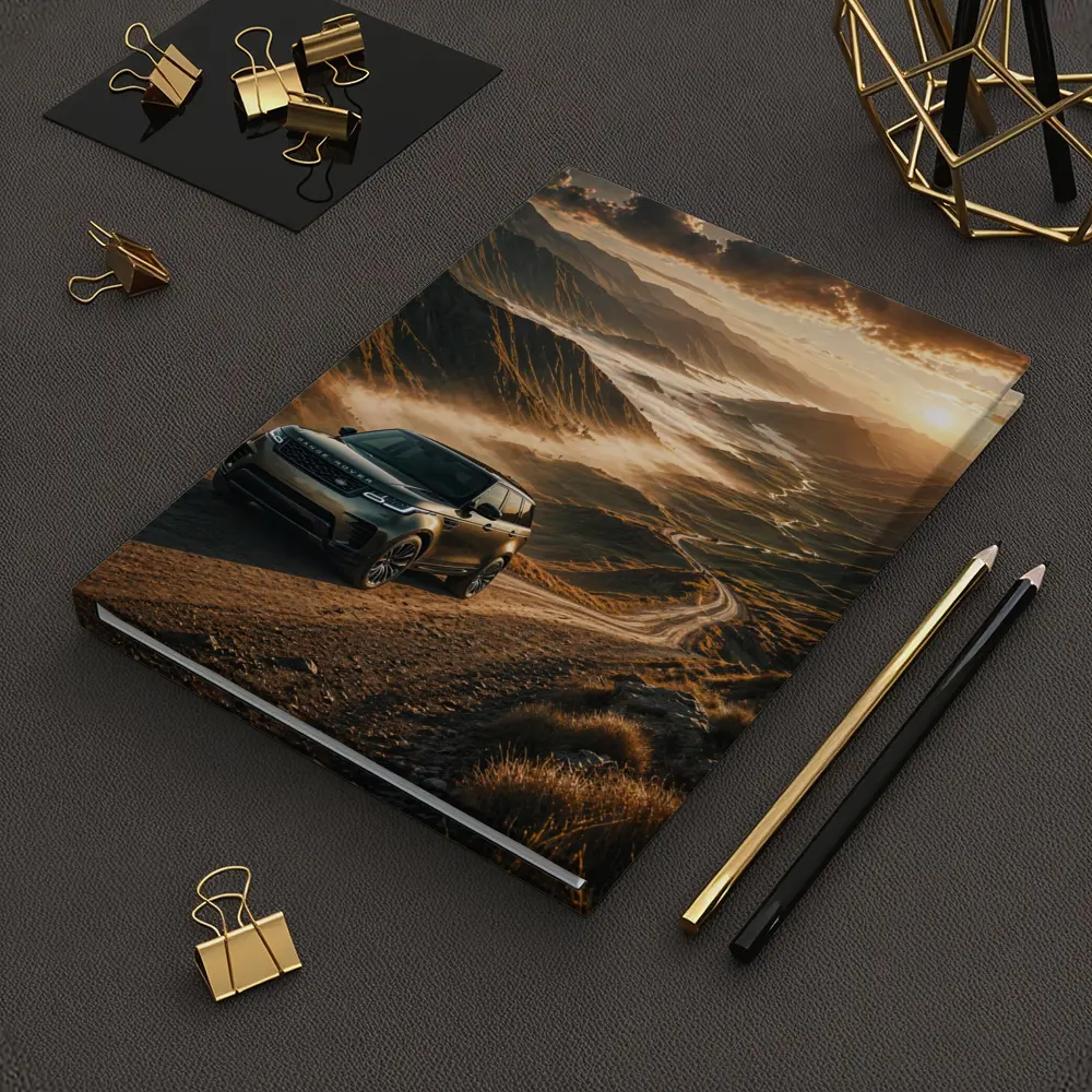 Range Rover Velar On Mountain Dirt Road – Notebooks