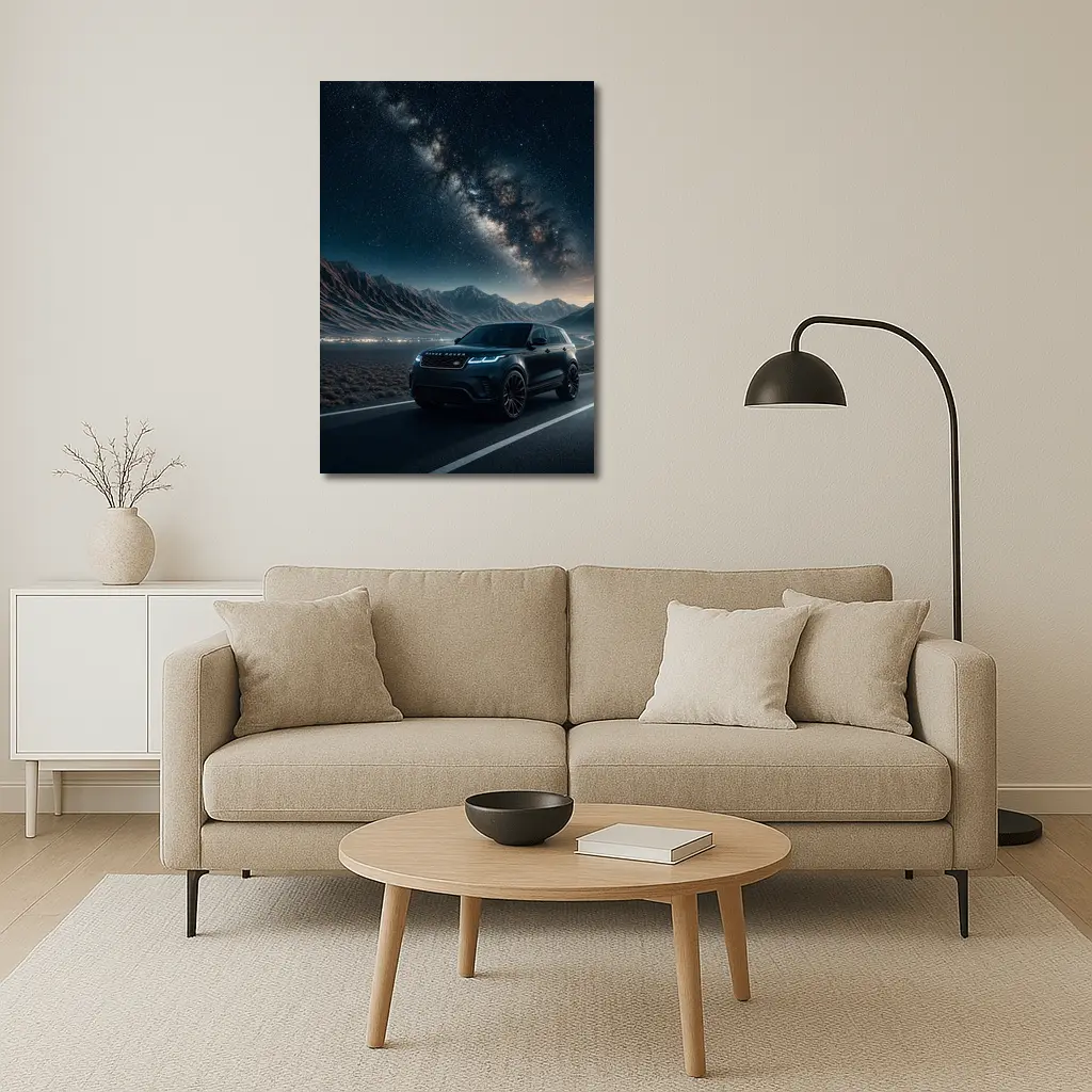 Range Rover Velar Under Milky Way Night – Wall Art