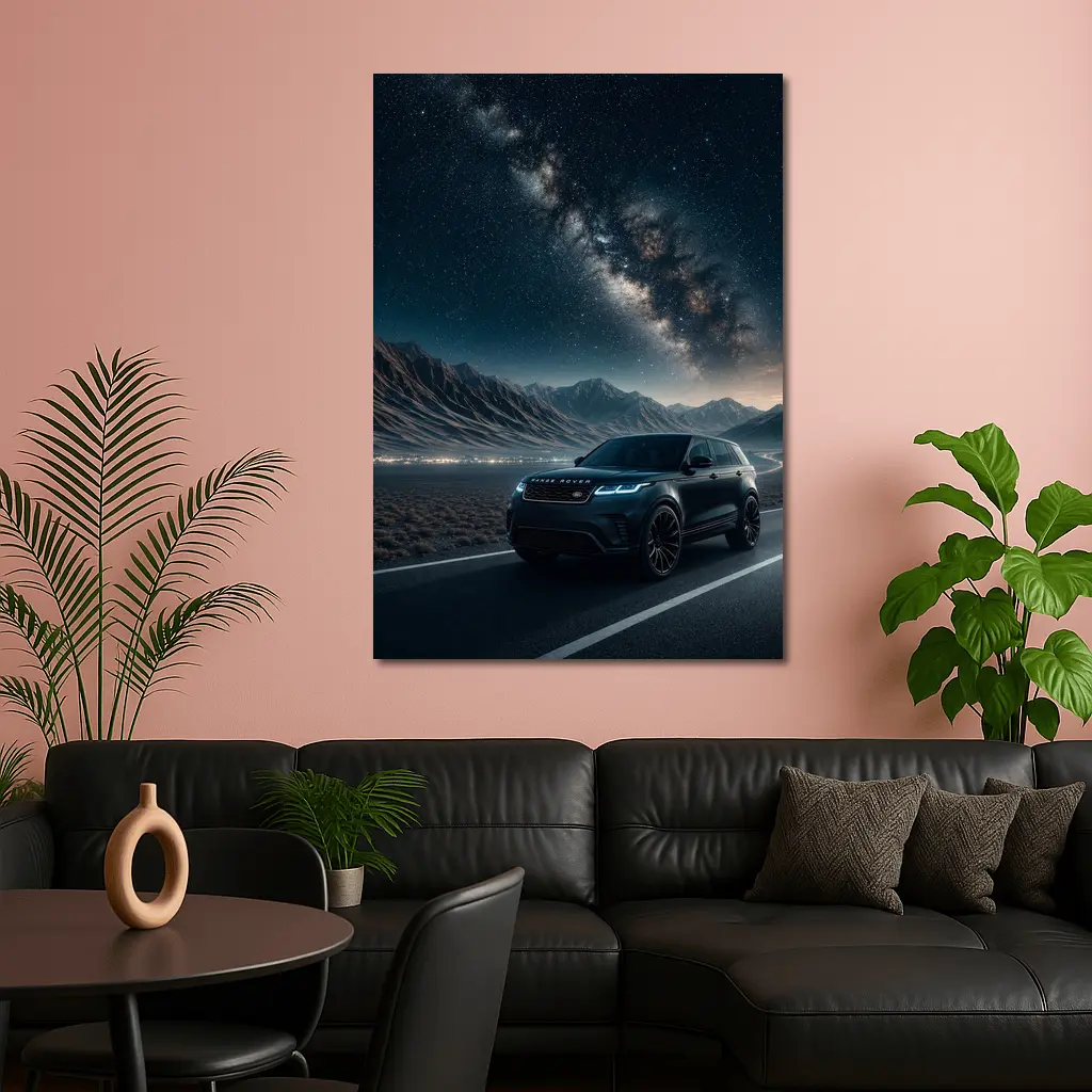 Range Rover Velar Under Milky Way Night – Wall Art