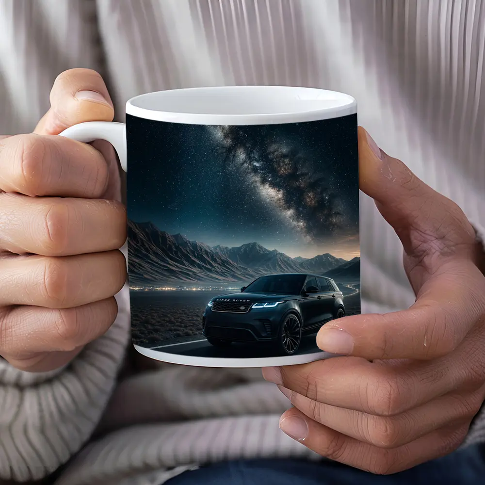 Range Rover Velar Under Milky Way Night – Mugs