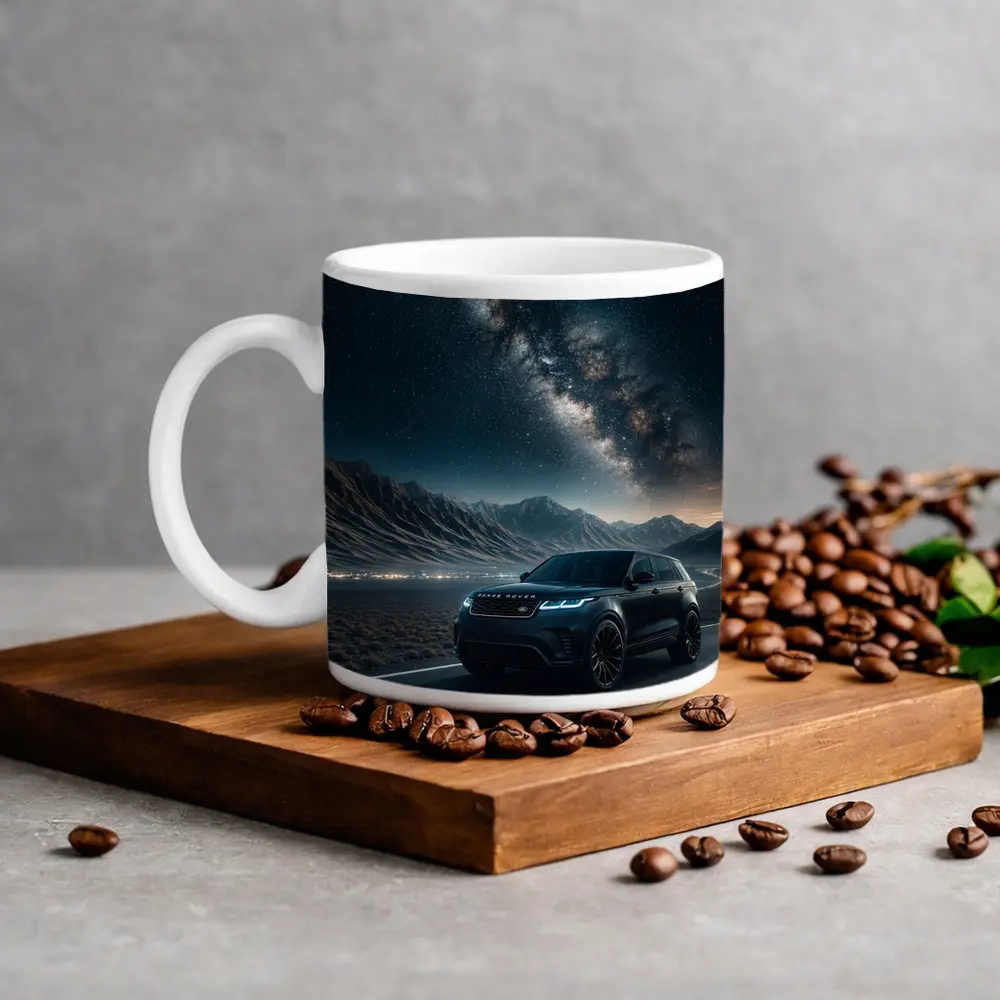 Range Rover Velar Under Milky Way Night – Mugs
