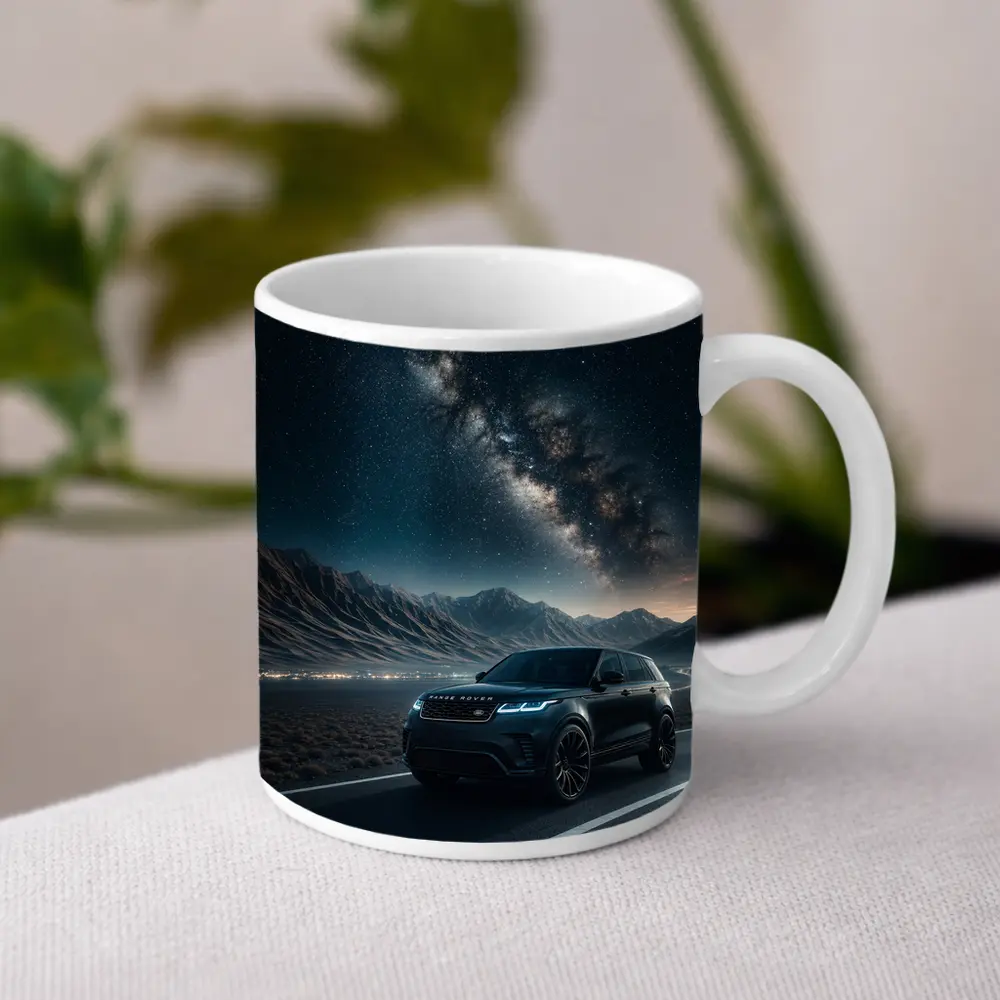 Range Rover Velar Under Milky Way Night – Mugs
