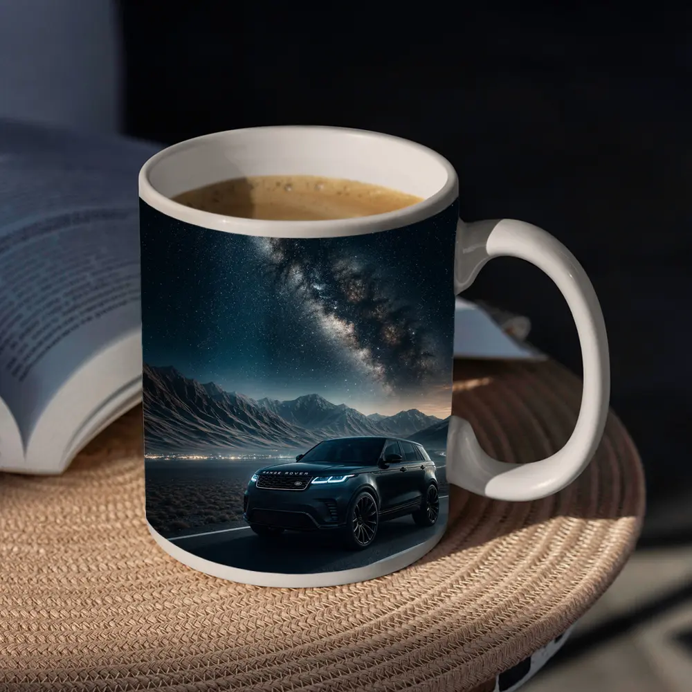 Range Rover Velar Under Milky Way Night – Mugs