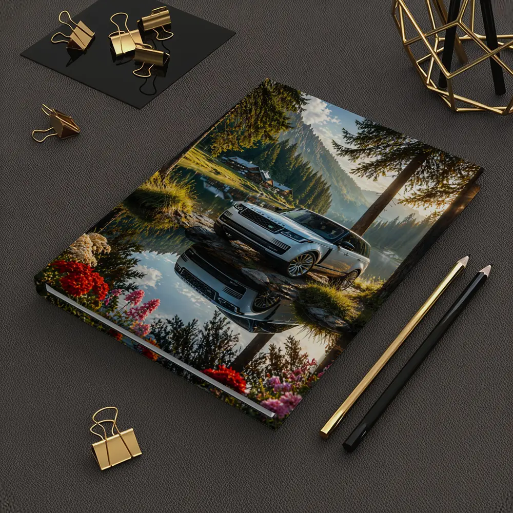 Range Rover By Mountain Lake Forest – Notebooks