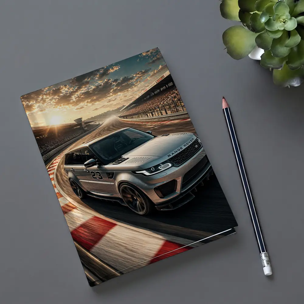 Range Rover Sport Racing on Sunset Track – Notebooks