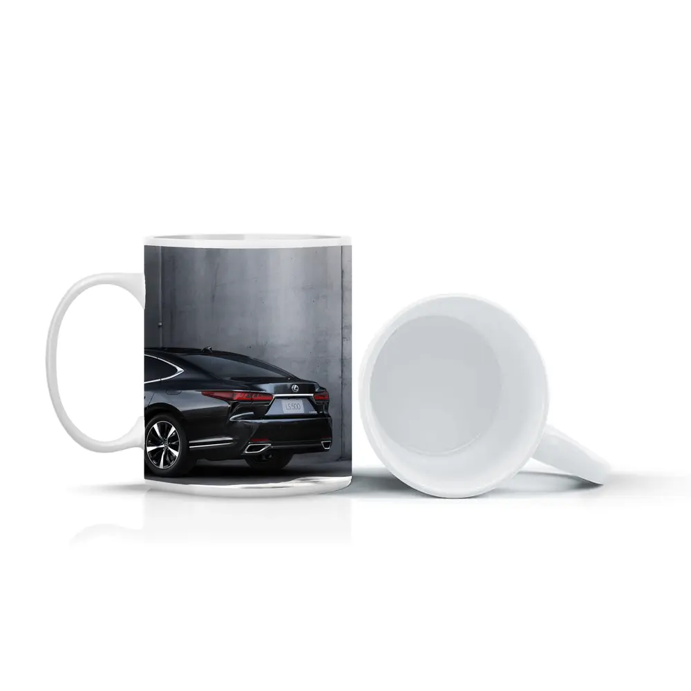 Lexus LS Five Hundred Black Concrete Wall – Mugs