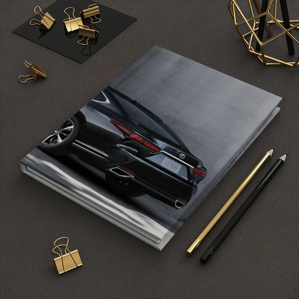 Lexus LS Five Hundred Black Concrete Wall – Notebooks