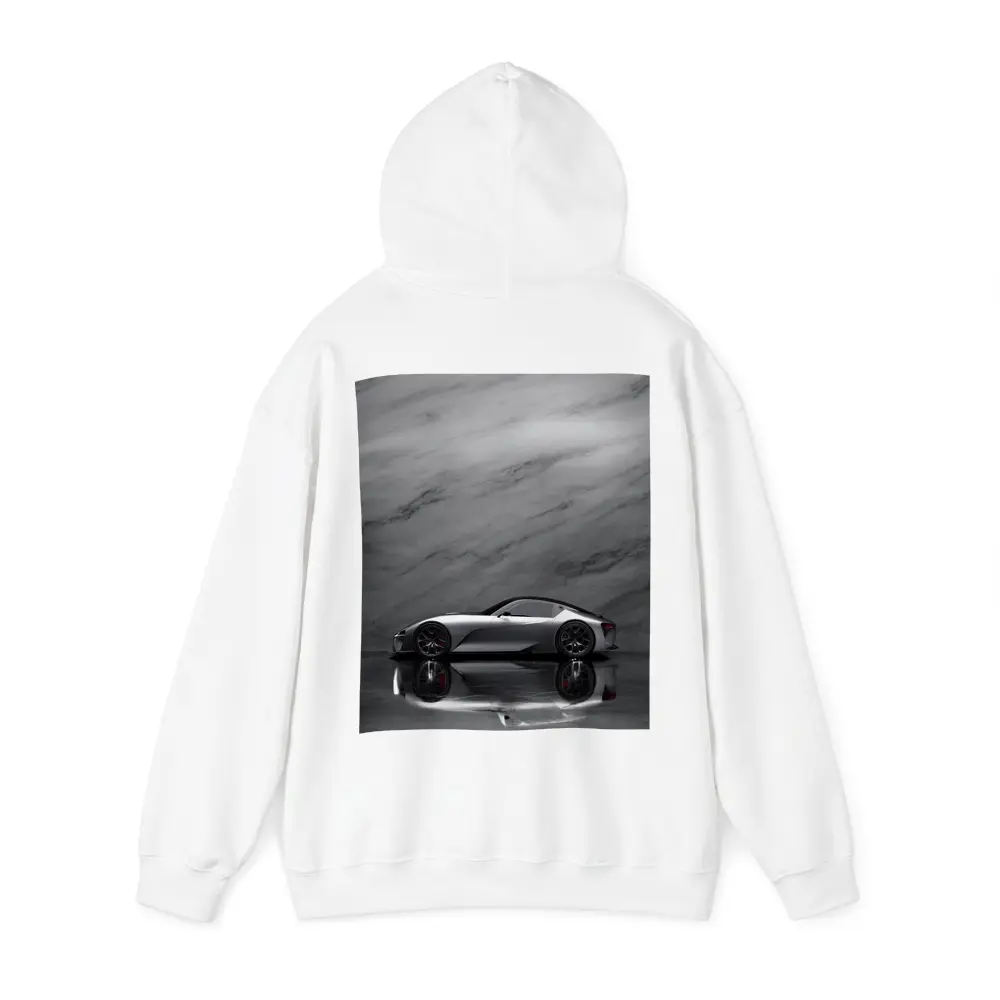 Lexus BEV Sport Concept Silver Marble Background – Hoodies