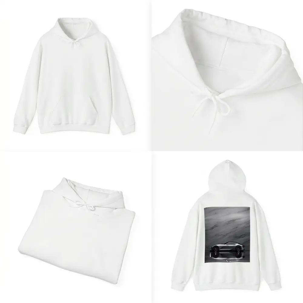 Lexus BEV Sport Concept Silver Marble Background – Hoodies