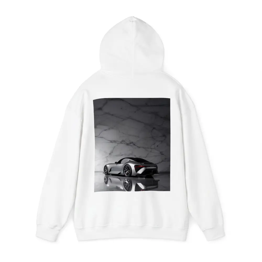 Lexus BEV Sport Concept Silver Marble Background – Hoodies