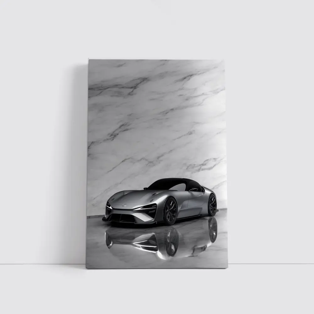 Lexus BEV Sport Concept On Marble – Wall Art