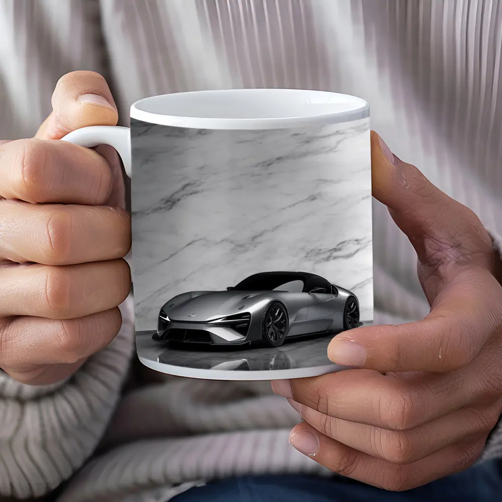 Lexus BEV Sport Concept On Marble – Mugs