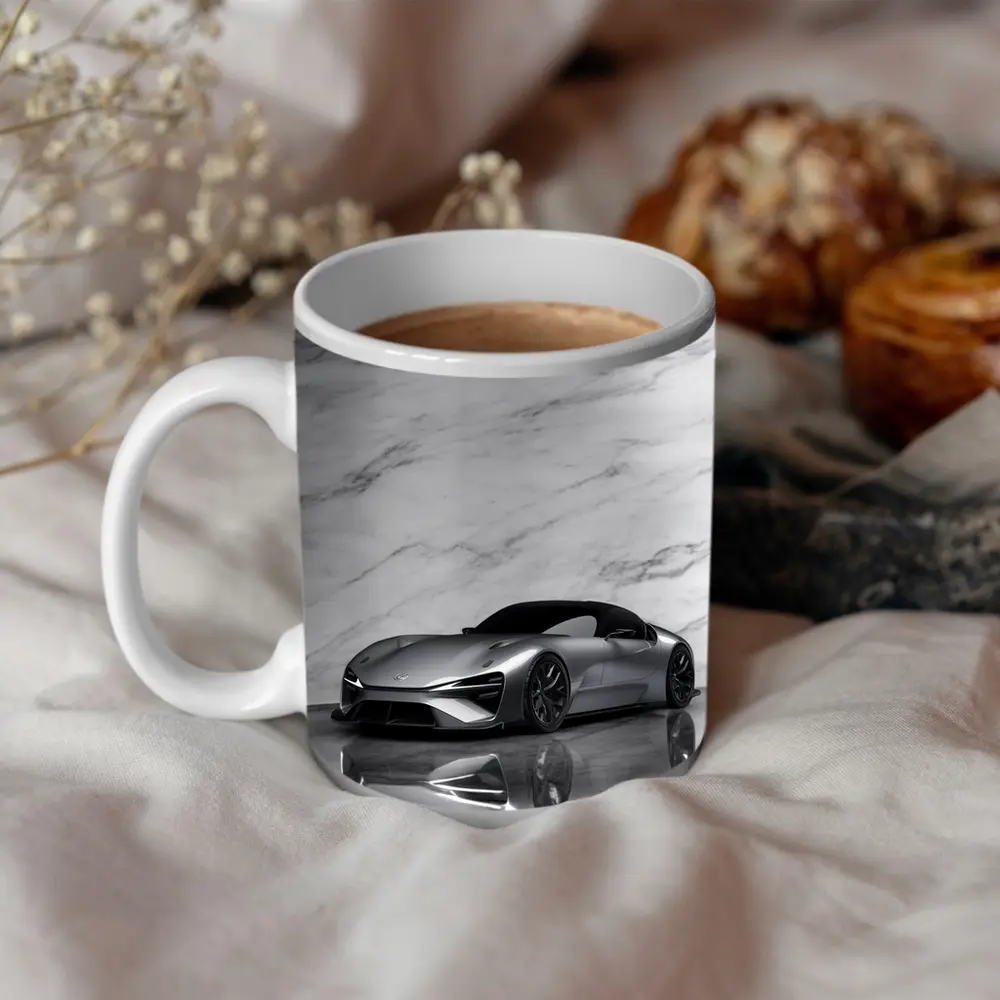 Lexus BEV Sport Concept On Marble – Mugs