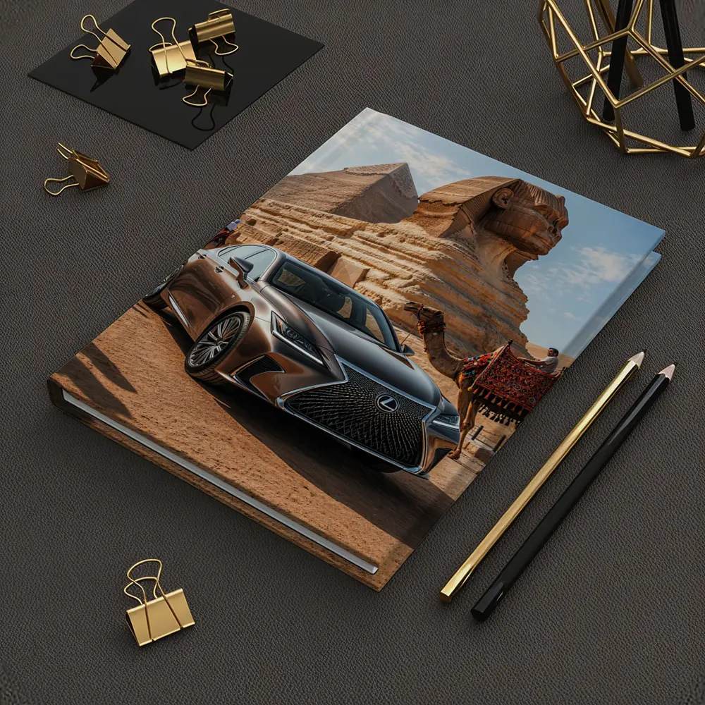 Lexus LS Egypt Pyramids Sphinx Desert – Notebooks