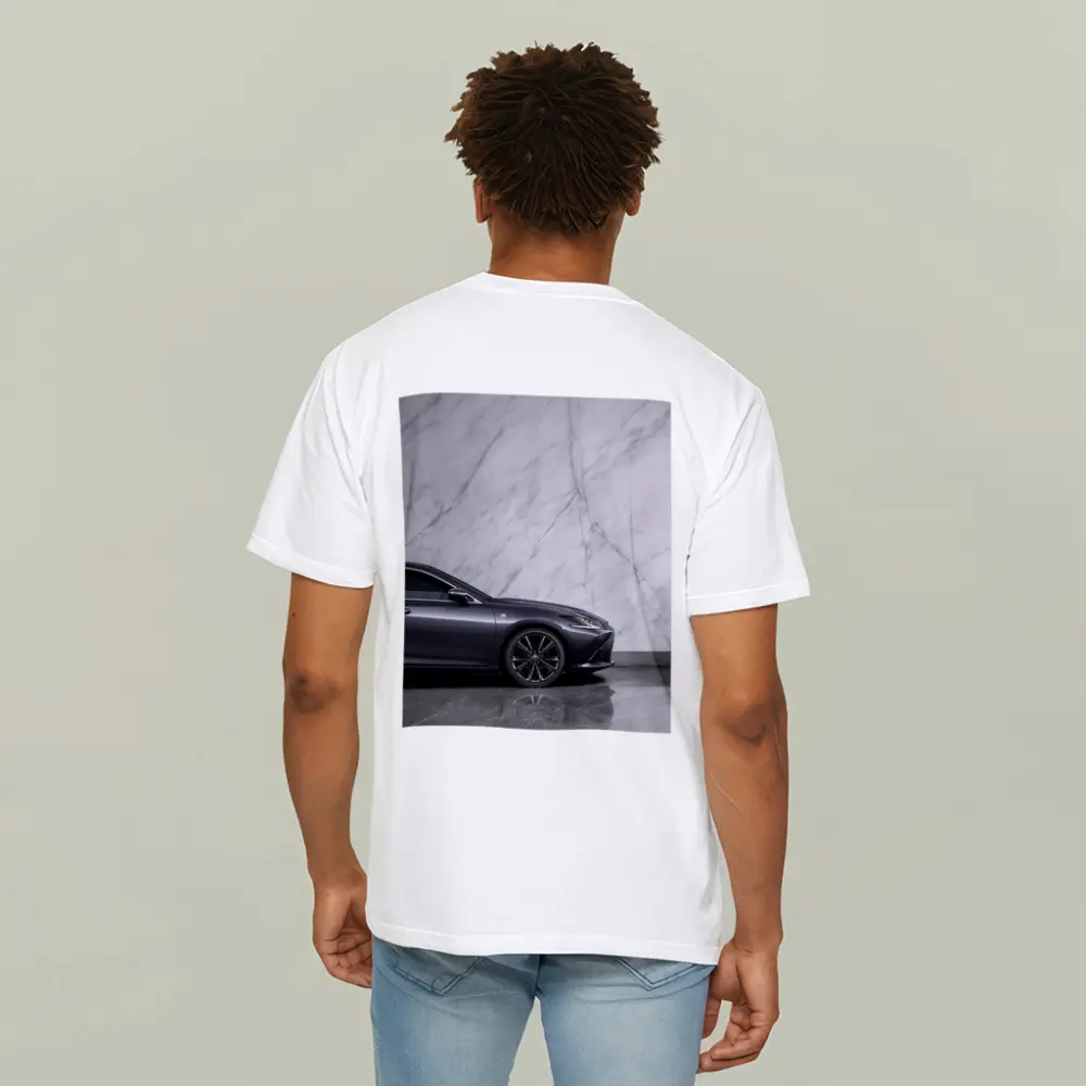 Lexus ES F Sport Gray Marble Background – T-Shirts