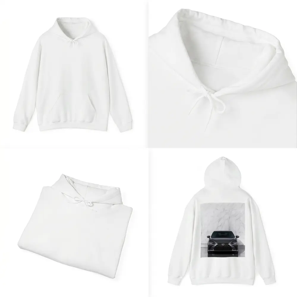 Lexus ES F Sport White Marble Background – Hoodies