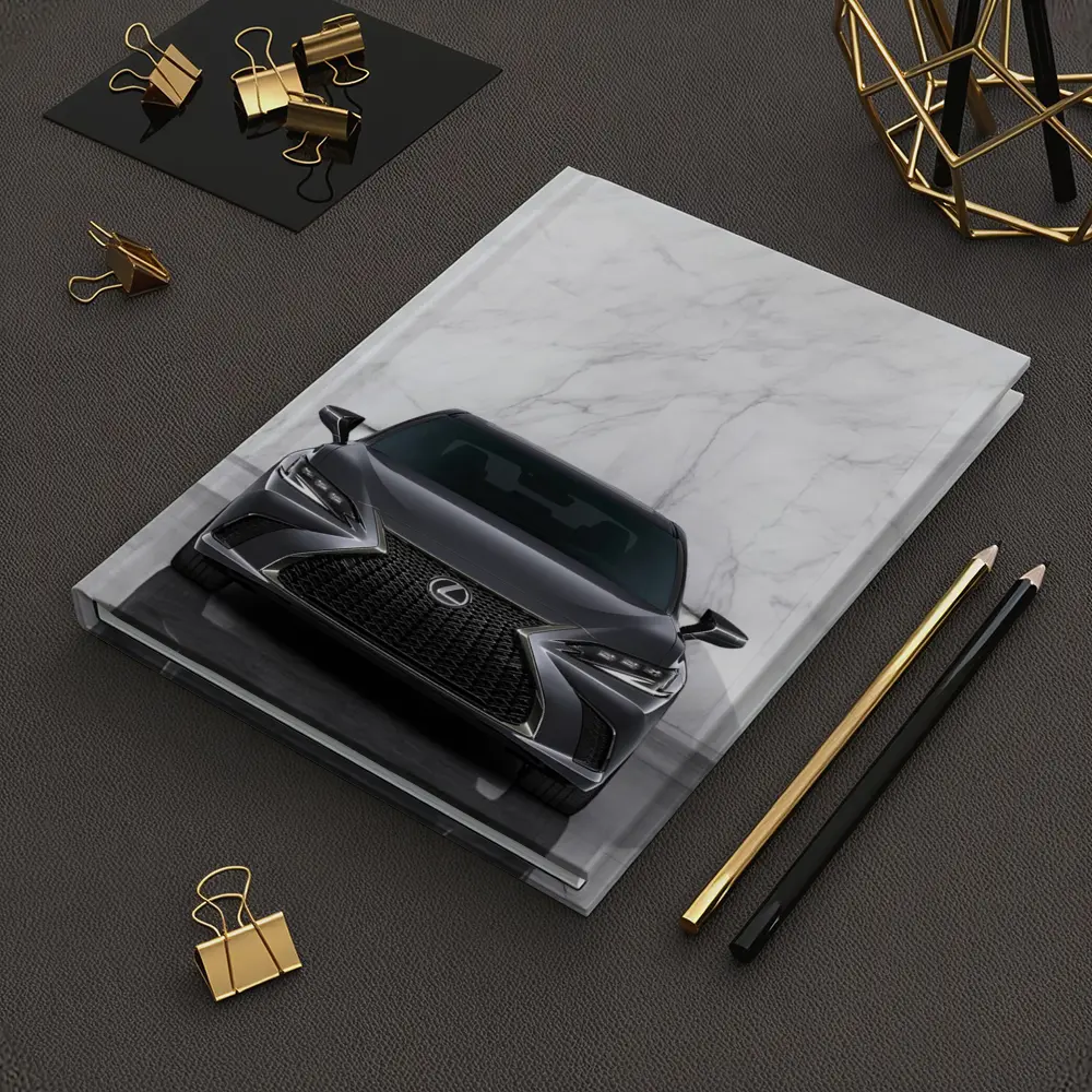 Lexus ES F Sport White Marble Background – Notebooks