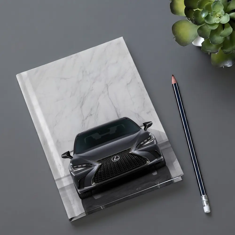 Lexus ES F Sport White Marble Background – Notebooks
