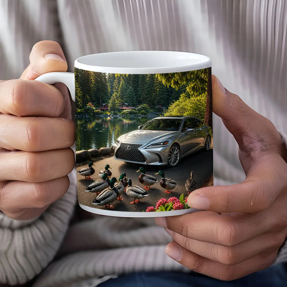 Lexus LS Silver Sedan Lake Forest Ducks – Mugs