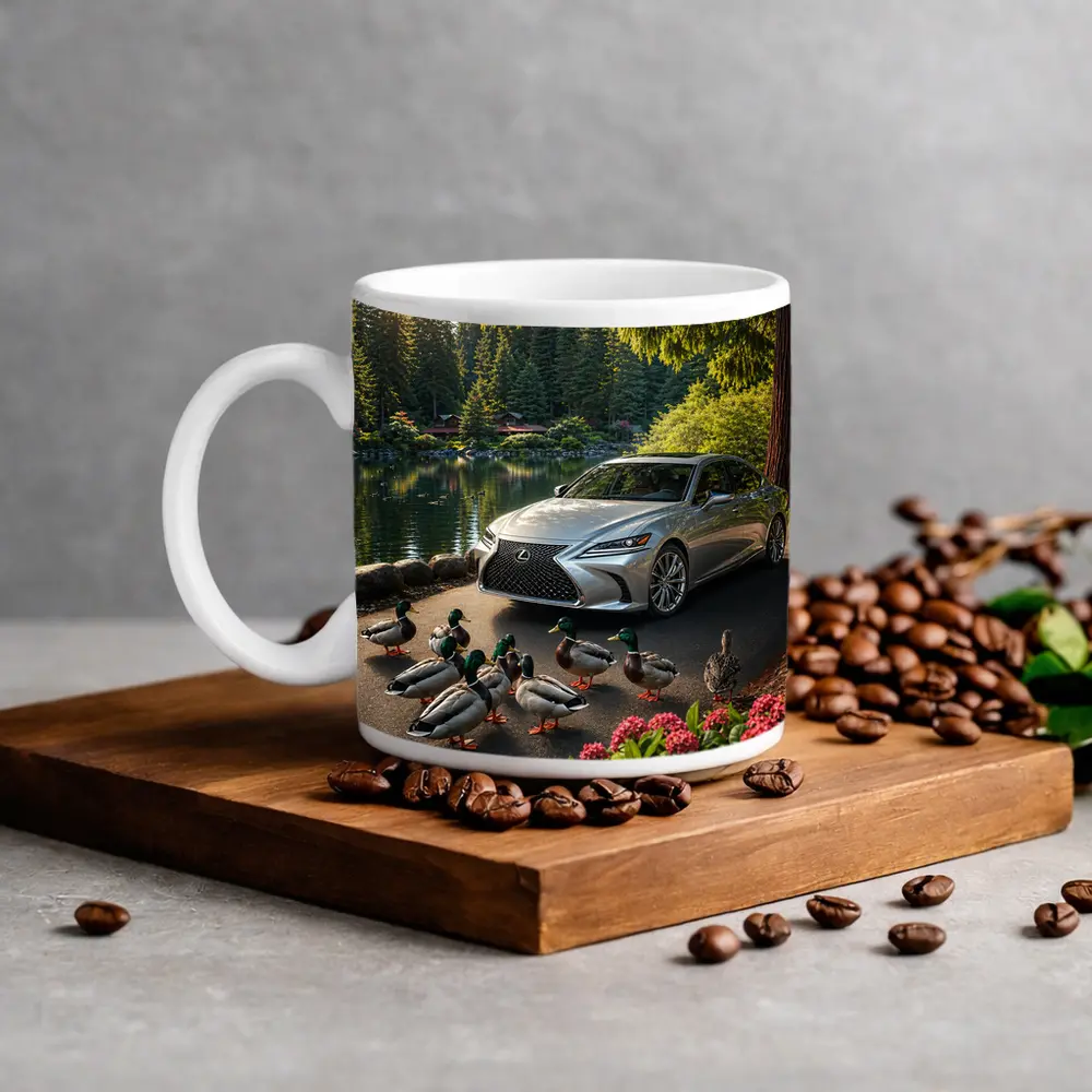 Lexus LS Silver Sedan Lake Forest Ducks – Mugs