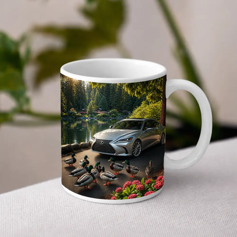Lexus LS Silver Sedan Lake Forest Ducks – Mugs