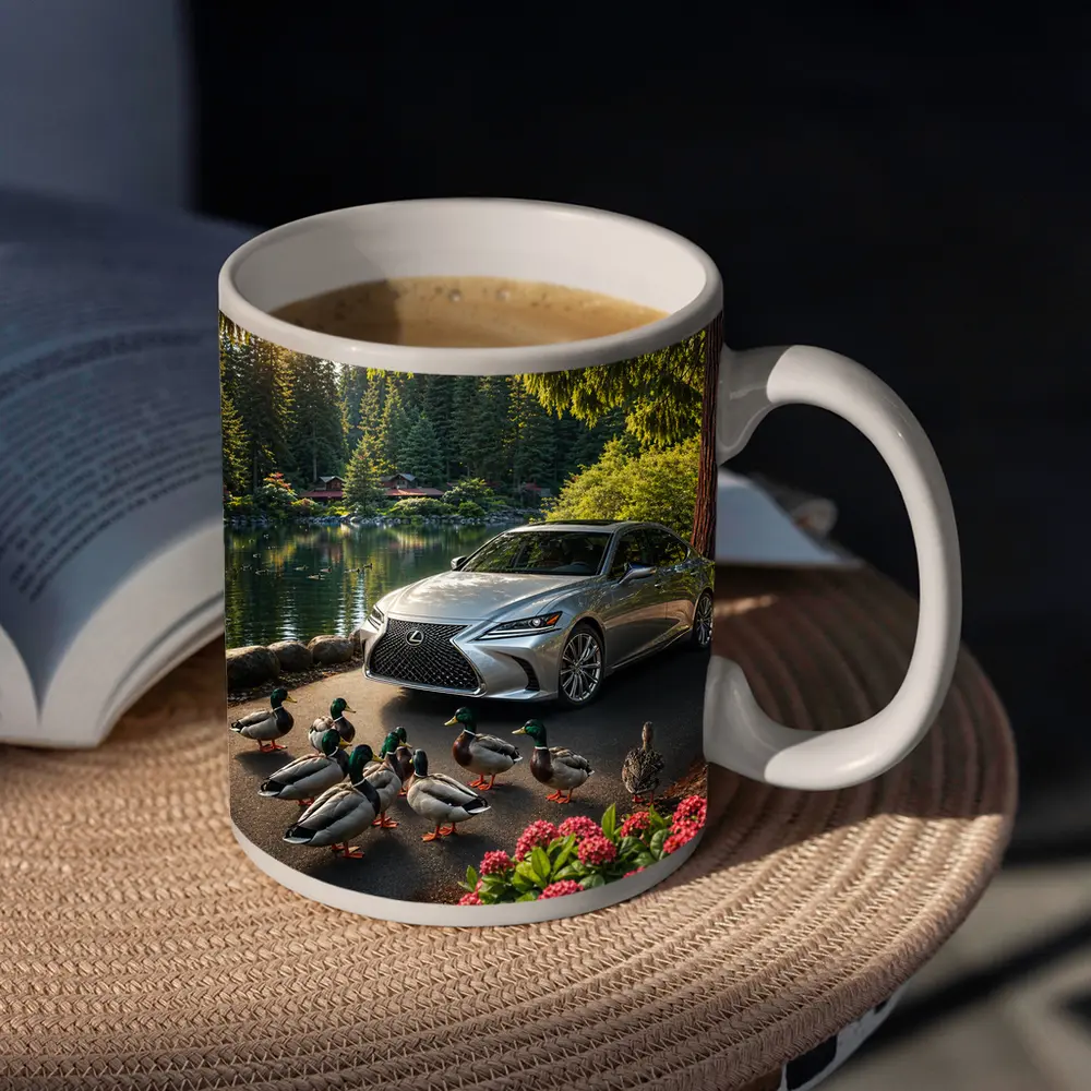 Lexus LS Silver Sedan Lake Forest Ducks – Mugs