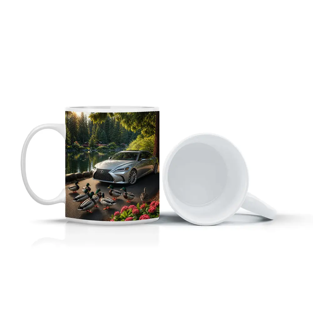 Lexus LS Silver Sedan Lake Forest Ducks – Mugs